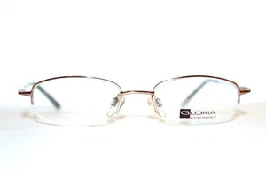 NEW GLORIA VANDERBILT GG 4012 330 GOLD SEMI RIMLESS EYEGLASSES WOMENS 47-18-135 - Picture 1 of 6
