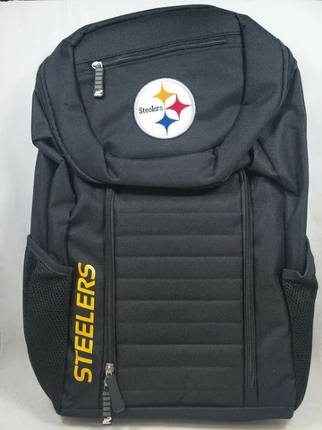 NFL Official Pittsburg Steelers Northwest Topliner Black Backpack Bag New Cover