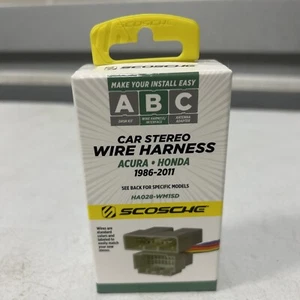 Arnés de cables estéreo para auto Honda Scosche - HA028 - 1986-2011 - Imagen 1 de 5