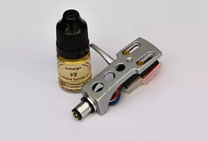Ein silbernes Headshell, Stylus und V2 Öl für Reloop RP-6000 mk6, RP-7000, RP-8000 - Bild 1 von 8