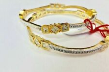 Indian Gold Plated Ethnic Traditional Bollywood Bridal Bangles Bracelet AD CZ