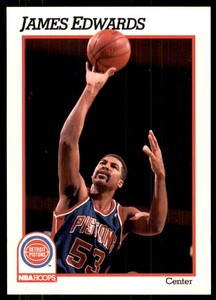 1991-92 Hoops James Edwards Detroit Pistons #61