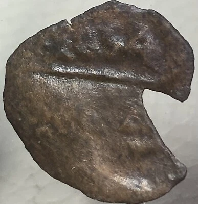 1654 Spanish Empire Coin Pirate Era Counterstamp Maravedis Countermark Genuine - Image 1 of 4