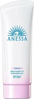 Gel protector solar UV iluminador Anessa FPS50+/PA++++ 90 g hecho en Japón Foto 1 de 4