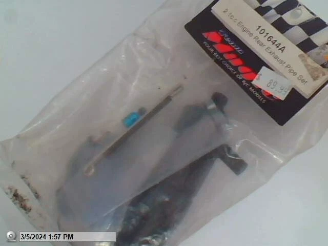 NEW Tuned Pipe Set suit 1/10 Rear Exhaust Team Magic Part #101644A - Image 1 of 1