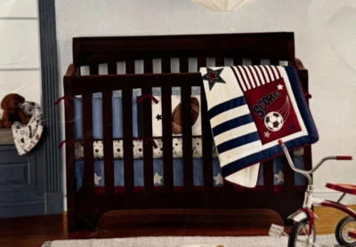 Juego de 2 edredones y sábanas ajustables para cuna Tiddliwinks Future All Star Nuevo en paquete Foto 1 de 4