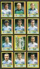 15 ORIGINAL PANINI, FOOTBALL 87 STICKERS. MANCHESTER CITY WITH BACKING PAPER