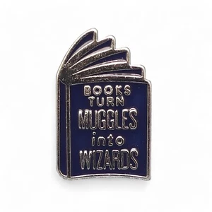 Harry Potter Muggle Collectable Enamel Pin Badge, Wizard Pin Badge, Muggle Badge - Picture 1 of 4