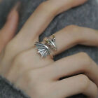 Non-Fading Personality Retro Punk Open Ring Small Flying Dragon Finger Ring_wf