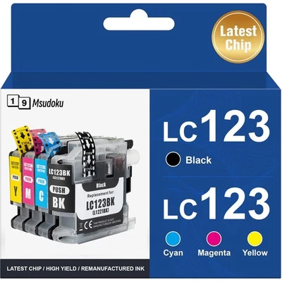 LC 123XL patronen Kompatibel with Brother MFC-J470DW J6920DW J4410DW J6720DW - Bild 1 von 4