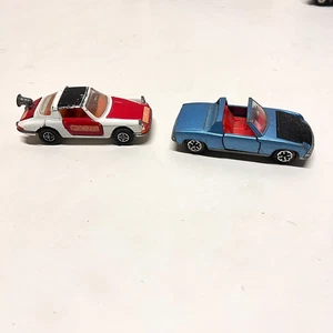 Vintage Corgi Porsche Targa 911S "Polizei" police + Dinky Porsche - Picture 1 of 7