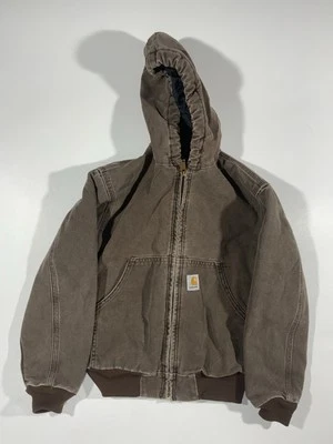 Vintage Carhartt Mid-Weight Quilt Lined Jacket Youth M Y06CHT Chestnut Brown - Image 1 of 4