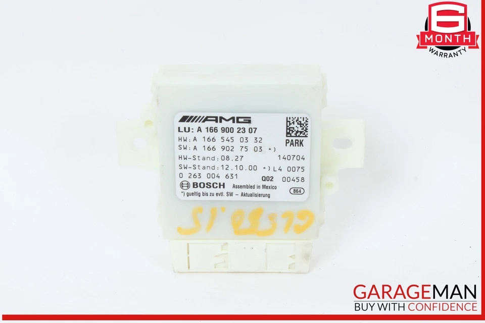 Módulo de control sensor Parktronic asistente de estacionamiento 13-16 Mercedes X166 GL550 GL450 FABRICANTE DE EQUIPOS ORIGINALES Foto 1 de 4