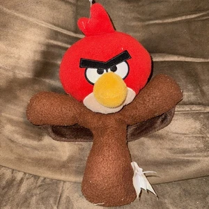 Angry Birds, Red Bird On Slingshot Plush - Picture 1 of 13