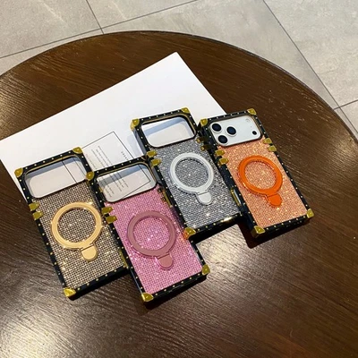 Bling Glitter Phone Case For iPhone 11 12 13 14 15 16 17 Pro Max 7 8 16E Air XR - Image 1 of 4