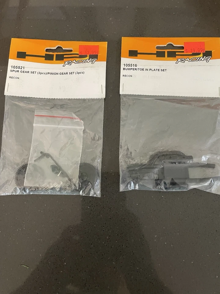 Hpi Bumper/Toe In Plate Set, Spur Gear Set For Recon 1/18  - Image 1 of 1