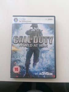Call Of Duty World At War PC Game COD WOW Complete Manual DVD ROM Shooter VGC - Picture 1 of 3