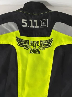 5.11 Tactical Hi-Vis Msp Motorcycle Vest 320 High Vis Yellow Men’s Size Regular - Image 1 of 4