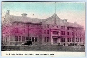 POSTAL NUEVA PRISIÓN ESTATAL STILLWATER MINNESOTA NO.2 EDIFICIO PRINCIPAL CÁRCEL 1910-20 - Imagen 1 de 2