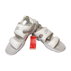 Nike Owaysis Sandals Women’s Size 9 White Comfort Sport Swoosh NWT No Box - Picture 1 of 8