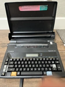 Vintage 1989 Canon Typestar 110 Portable Electronic Typewriter / Word Processor - Picture 1 of 10