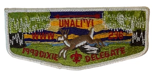 Un A Li'yi Lodge 236 Coastal Carolina SC S39 1993 Dixie Flap White Bdr (Z469) - Picture 1 of 2