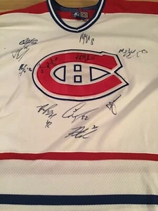 MONTREAL CANADIENS 2006-07 TEAM SIGNED STARTER JERSEY w/ COA (Muller+Kovalev) - Picture 1 of 5