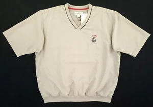 Cutter & Buck Men's L 2009 US Open Bethpage Pullover Golf Windbreaker Beige NWT - Picture 1 of 12