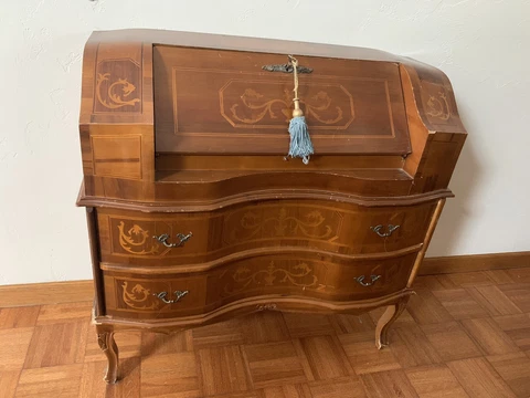 Late 20th Century Italian Style Secretary Desk Cover