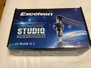 Excelvan Professional Large Diaphragm Studio Condenser Recording Microphone NEW - Picture 1 of 2
