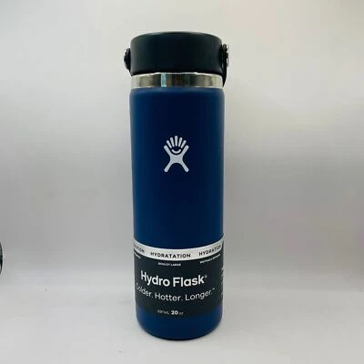 HIDROFLASK 20 OZ USO DIARIO BOTELLA DE AGUA CON TAPA FLEX SIP - ÍNDIGO Foto 1 de 3