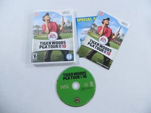 Tiger Woods PGA Tour 10 Nintendo Wii 2009 Complete CIB TESTED WORKING - Picture 1 of 4