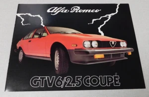 1981 Alfa Romeo GTV 2.5 Coupe advertising brochure - Picture 1 of 3