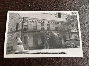 RPPC Callahan California Street View Callahan Ranch Hotel 1940s Siskiyou County - Picture 1 of 2