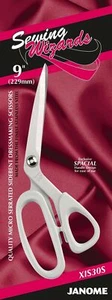 Janome Micro Serrated Sidebent Dressmaking Scissor 9" Craft Fabric Sewing XIS30S - Picture 1 of 3