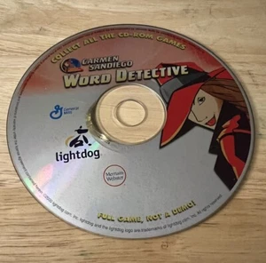 Computer Game Carmen Sandiego Word Detective PC 1997 Disc Only General Mills - Picture 1 of 7