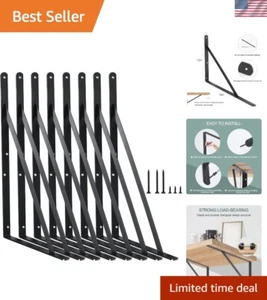 Vielseitige strapazierfähige Metall-Regalträger - perfekt für Küche & Garage Aufbewahrung - Bild 1 von 10