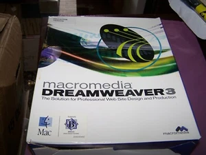 Macromedia DreamWeaver 3 para PowerMac (sólo software) SE VENDE TAL CUAL - Imagen 1 de 4