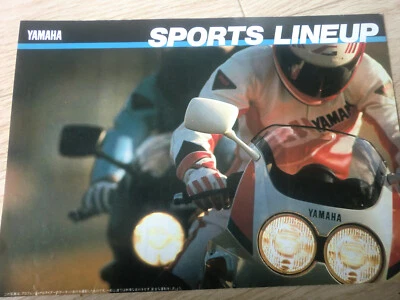 Folleto de alineación Yamaha 1988 Japón FZR750 FZR400R FZ400R FZ400R FZR250 TZR250 Foto 1 de 4