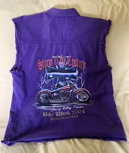 Biker Design Bike Week Daytona 2004 63rd Annual Sleeveless Biker Shirt Size L - Picture 1 of 2