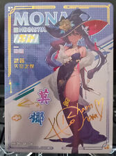 HYSN-SP-08 Mona Genshin Impact Goddess Story TCG SSR Foil Anime Card