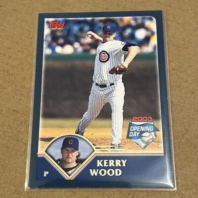 Kerry Wood Chicago Cubs 2003 Topps Opening Day #39 - Image 1 of 2