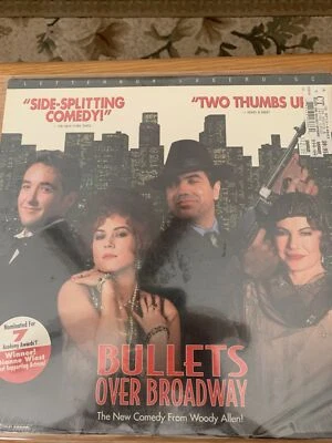 Bullets Over Broadway LD LaserDisc Letter Box Ed Cusack Tilly Tracey Ullman New - Imagem 1 de 4