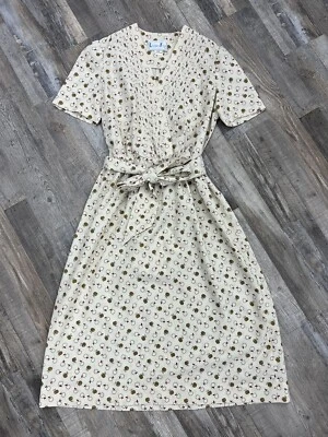Vintage Mod Leslie Fay Apple Dress Back To School Teacher SIZE S? - Image 1 of 4