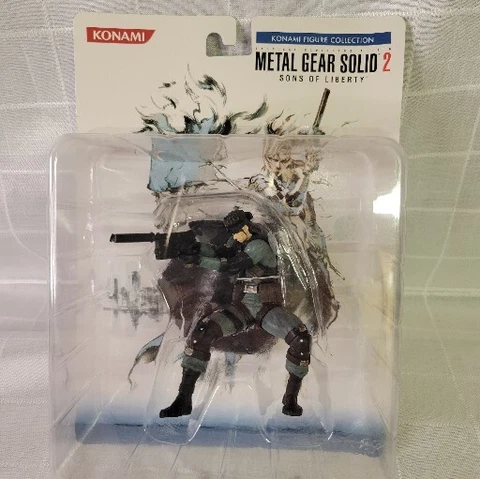 Konami Metal Gear Solid 2 Sons of Liberty Solid Snake Figure Cover