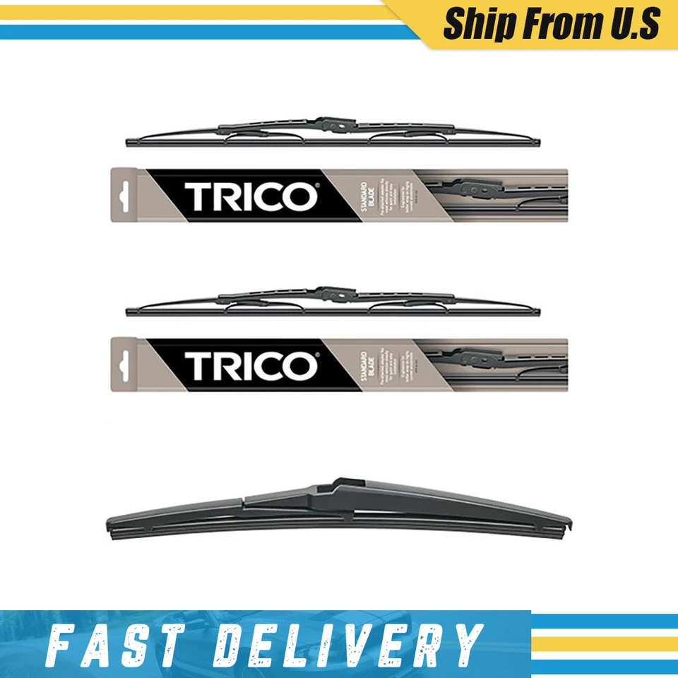 Paquete de 3 escobillas limpiaparabrisas delanteras traseras - Se adapta a Mazda CX-5 CX5 2013-2016 - 30240/180/14A Foto 1 de 4