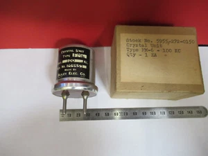 BLILEY FM6 QUARTZ CRYSTAL 100 KC FREQUENCY CONTROL RADIO AS PICTURED X3-B-11 - Picture 1 of 7