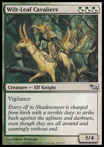 MTG: Wilt-Leaf Cavaliers - Shadowmoor - Magic Card - Picture 1 of 2