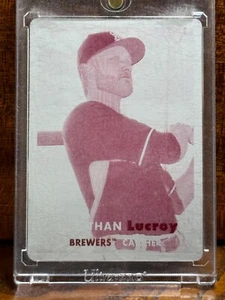 JONATHAN LUCROY 2015 Topps Archives #44 PRINTING PLATE 1/1 ONE OF ONE - Picture 1 of 2