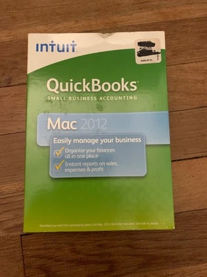 Intuit QuickBooks 2012 Accounting Software For Mac + License Number - Image 1 of 4